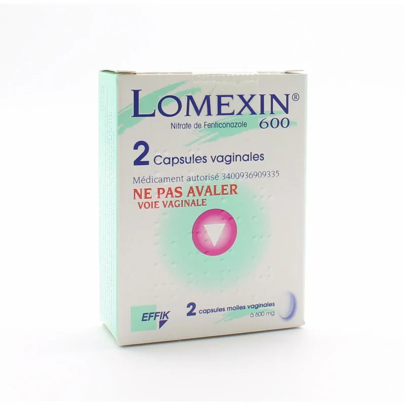 Lomexin 600mg 2 capsules
