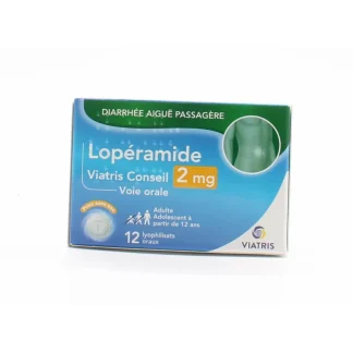 Lopéramide Viatris Conseil 2mg 12 lyophilisats oraux
