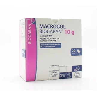 Macrogol Biogaran 10g 20 sachets