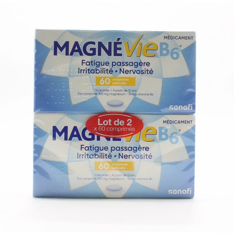 MagnéVie B6 2X60 comprimés