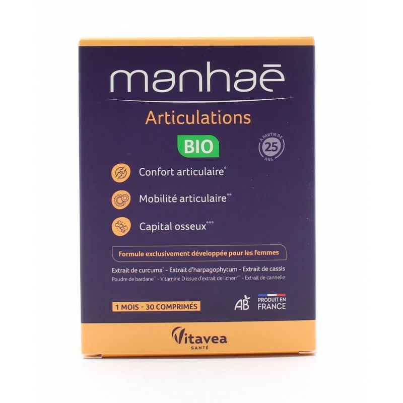 Manhaé Articulations Bio 30 comprimés