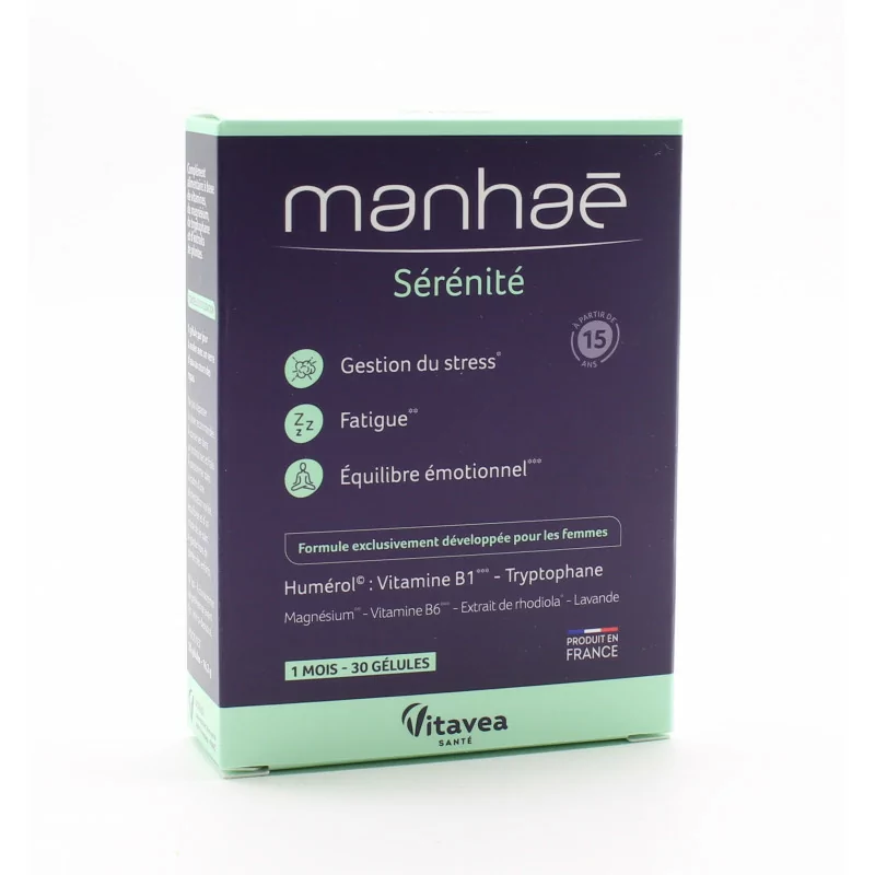 Manhaé Sérénité 30 gélules