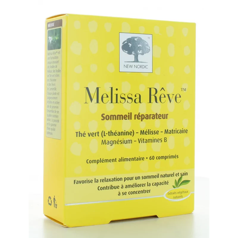 New Nordic Melissa-Rêve 60 comprimés