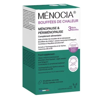 Ménocia Bouffées de chaleur 3 mois 90 gélules