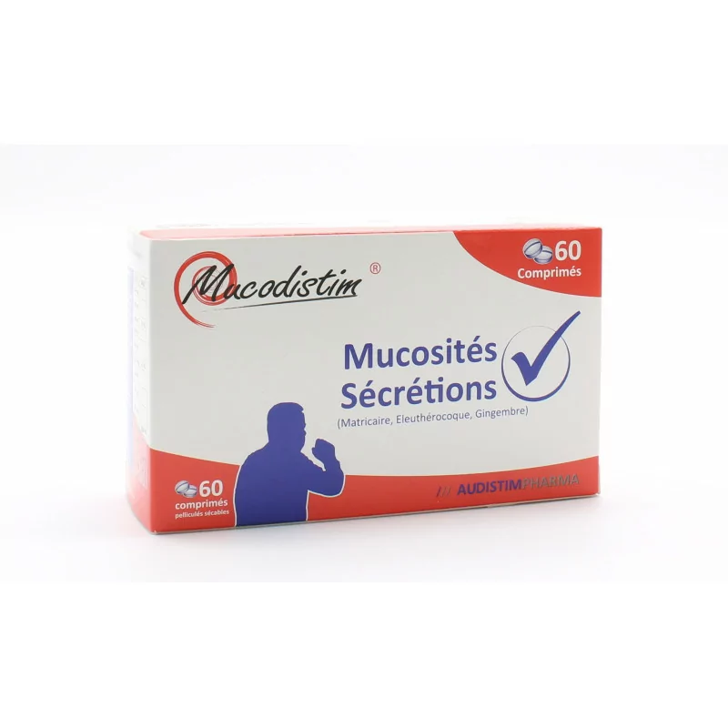 Mucodistim Mucosités Sécrétions 60 comprimés