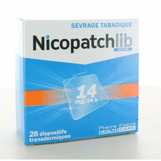 Nicopatchlib 14mg/24H 28 patchs