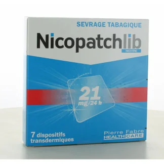 Nicopatchlib 21mg/24H 7 patchs