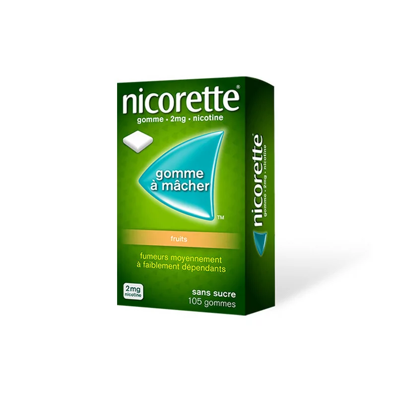 Nicorette 2mg Fruits 105 gommes