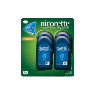 Nicorette 2mg Fruit 80 comprimés à sucer
