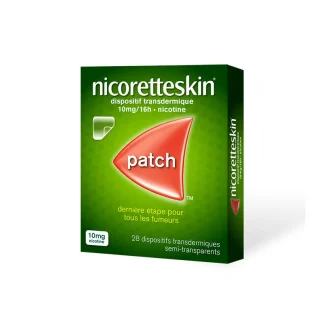 Nicoretteskin 10mg/16h 28 patchs transdermiques