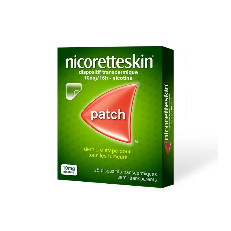 Nicoretteskin 10mg/16h 28 patchs transdermiques