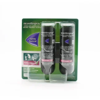 Nicorettespray Fruits Rouges 1 mg/dose 2 flacons