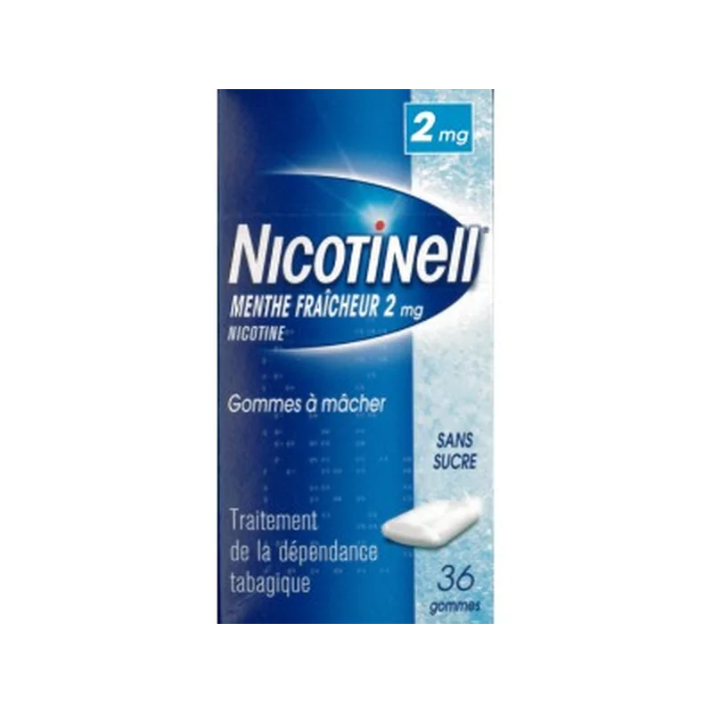 Nicotinell 2mg Menthe Fraîcheur 36 gommes
