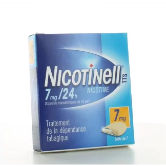 Nicotinell 7mg/24h 7 patchs transdermiques