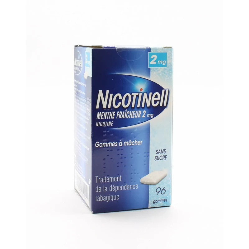Nicotinell 2mg Menthe Fraîcheur 96 gommes