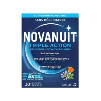 Novanuit Triple Action 30 comprimés