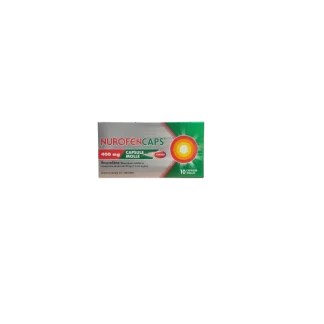 NurofenCaps 400mg 10 capsules molles