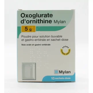 Oxoglurate d'Ornithine Mylan 5g 10 sachets-dose