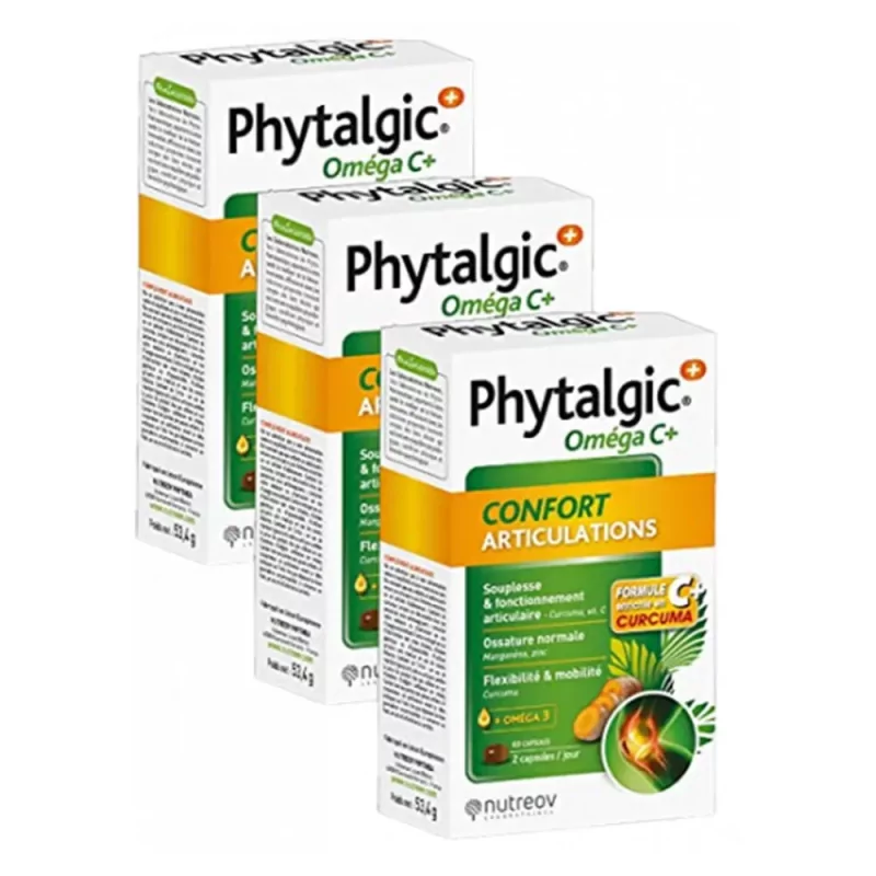 Phytalgic Oméga C+ Confort Articulations 3X60 capsules