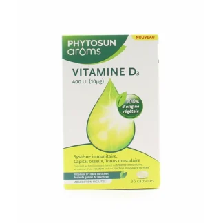 Phytosun Arôms Vitamine D3 400UI 36 capsules