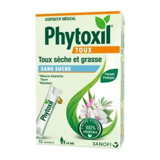 Phytoxil Toux Sans Sucre 12 Sachets