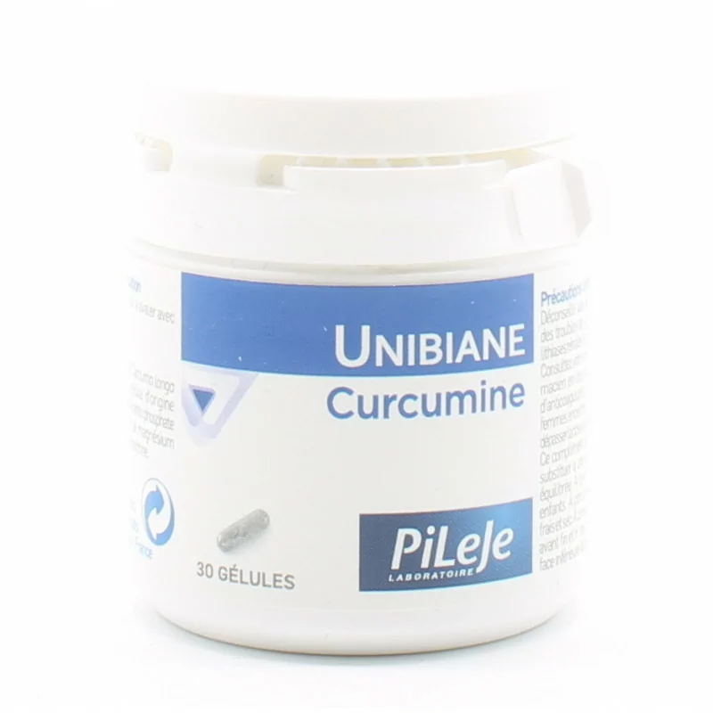 PiLeJe Unibiane Curcumine 30 gélules