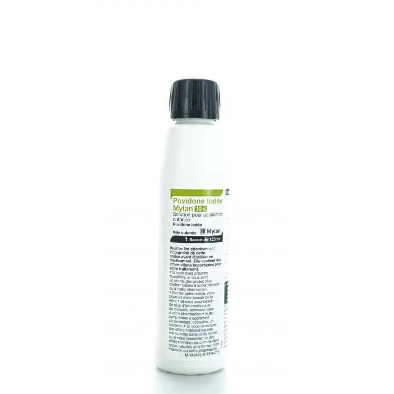 Povidone Iodée Mylan 10% 125ml