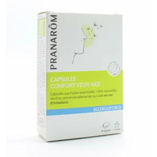 Pranarom Allergoforce Capsules Confort Yeux-Nez 30 capsules