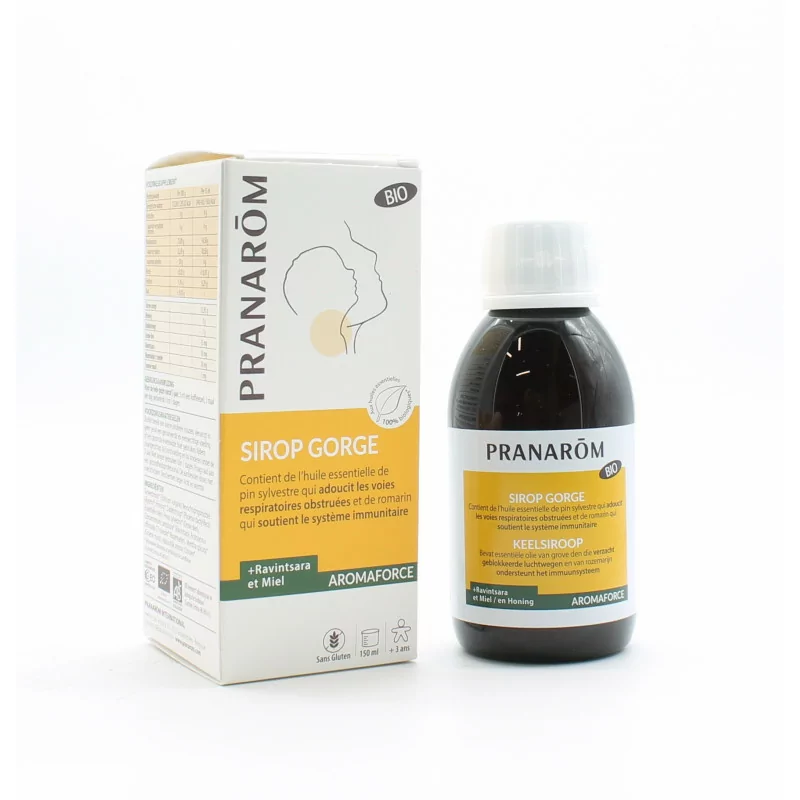 Pranarom Aromaforce Bio Sirop Gorge 150ml
