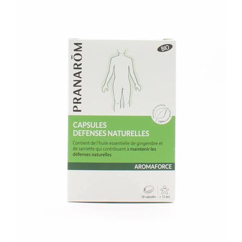 Pranarom Bio Aromaforce Capsules Défenses Naturelles 30 capsules