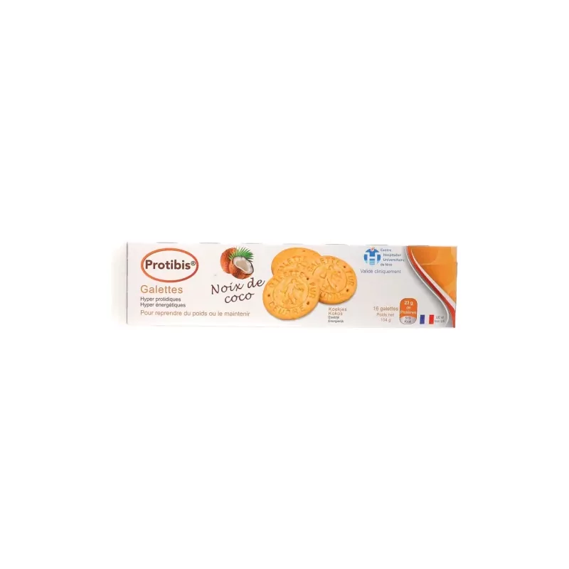 Protibis Galettes HP HC Noix de Coco X16