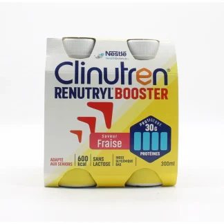 Renutryl Booster Saveur Fraise 4X300ml