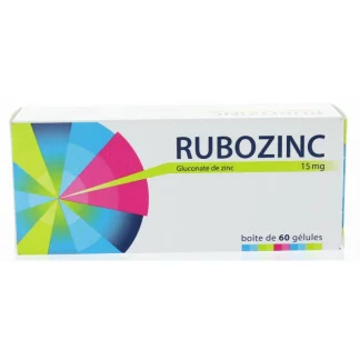 Rubozinc 15mg 60 gélules