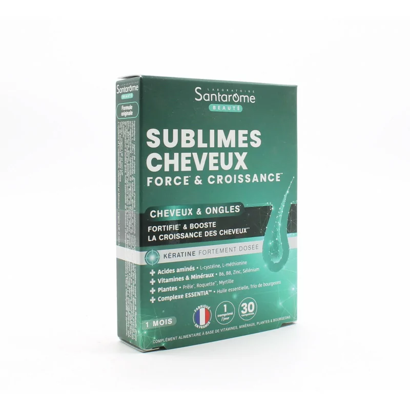 Santarome Beauté Sublimes Cheveux Force & Croissance 30 comprimés