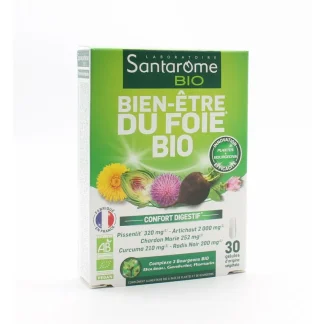 Santarôme Bio Bien-être du Foie Bio 30 gélules