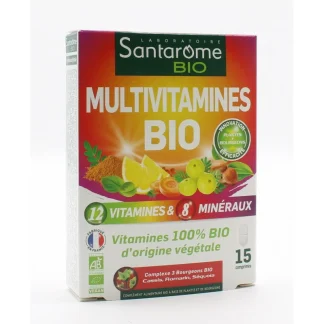 Santarôme Multivitamines Bio 15 comprimés