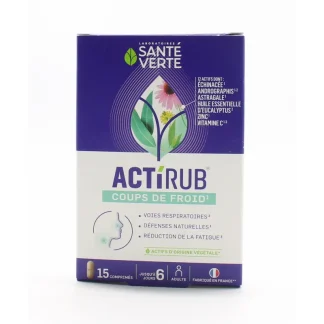 Santé Verte ActiRub Coups de Froid 15 comprimés