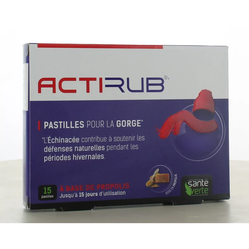 Santé Verte ActiRub 15 pastilles