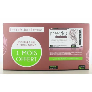 Santé Verte Inecla Beauté des Cheveux 120 comprimés + 60 offerts