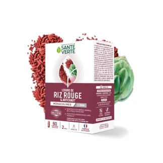 Santé Verte Levure de Riz Rouge et Artichaut Cholestérol 90+30 comprimés