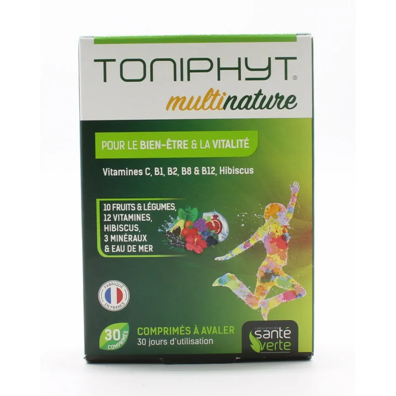 Santé Verte Toniphyt Multinature 30 comprimés