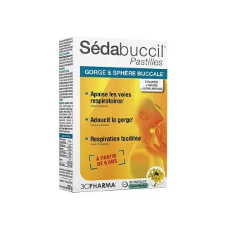 Sédabuccil Pastilles Gorge et Sphère Buccale X30