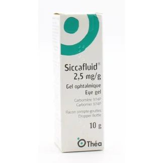 Siccafluid 2,5mg/g Gel Ophtalmique 10g