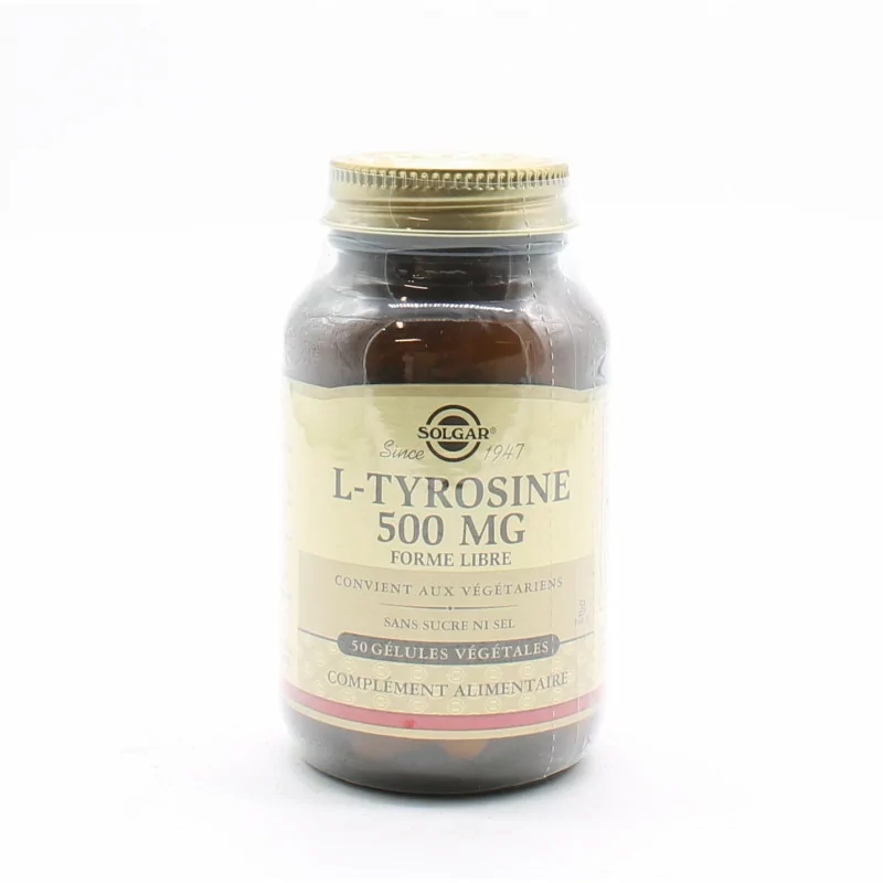 Solgar L-Tyrosine 500mg 50 gélules