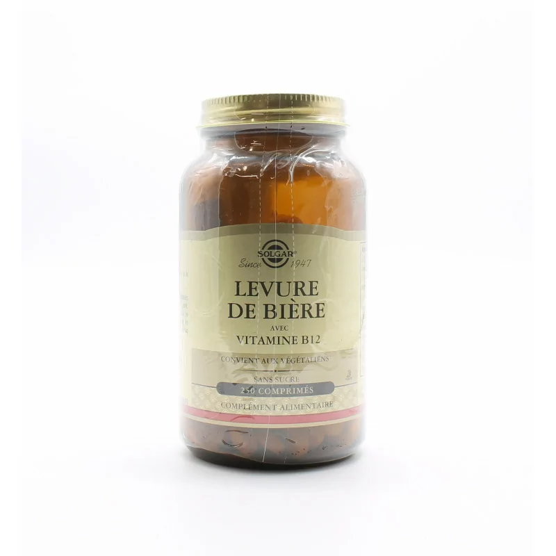 Solgar Levure de Bière avec Vitamine B12 250 comprimés