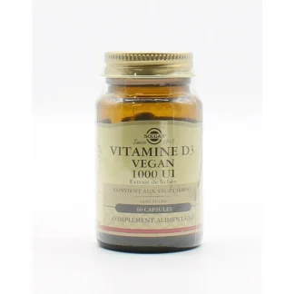 Solgar Vitamine D3 Vegan 1000 UI 60 capsules