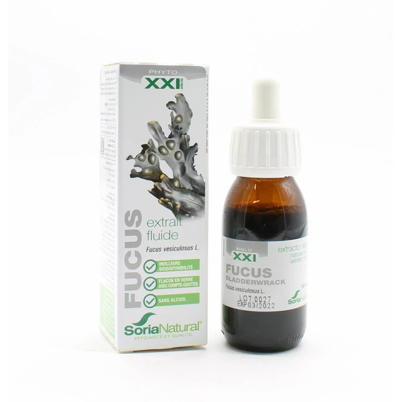 Soria Natural Extrait Fluide de Fucus 50ml