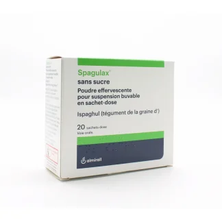 Spagulax Suspension Buvable sans sucre 20 sachets