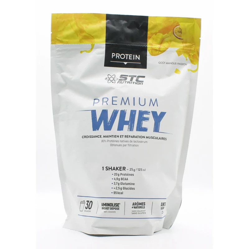 STC Nutrition Premium Whey Goût Mangue-Passion 750g