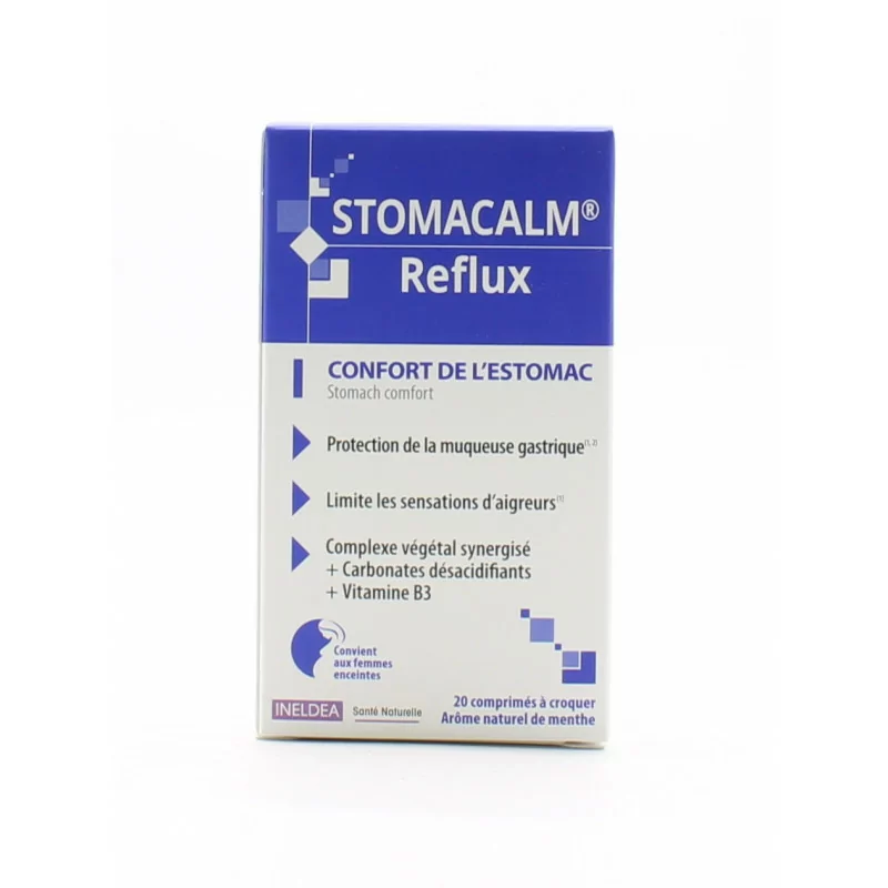 Stomacalm Reflux 20 comprimés à croquer